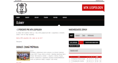Desktop Screenshot of mtkleopoldov.leonet.sk
